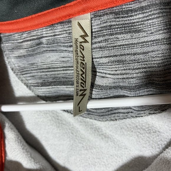 Momentum Outfitters Hoodie Mens Large Gray Full Zip Great Lakes Sweatshirt - Picture 6 of 9